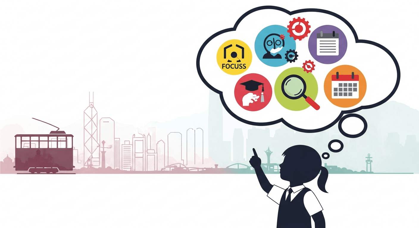 小學致勝秘笈:活用執行功能,DSE專注力、自律性大提升