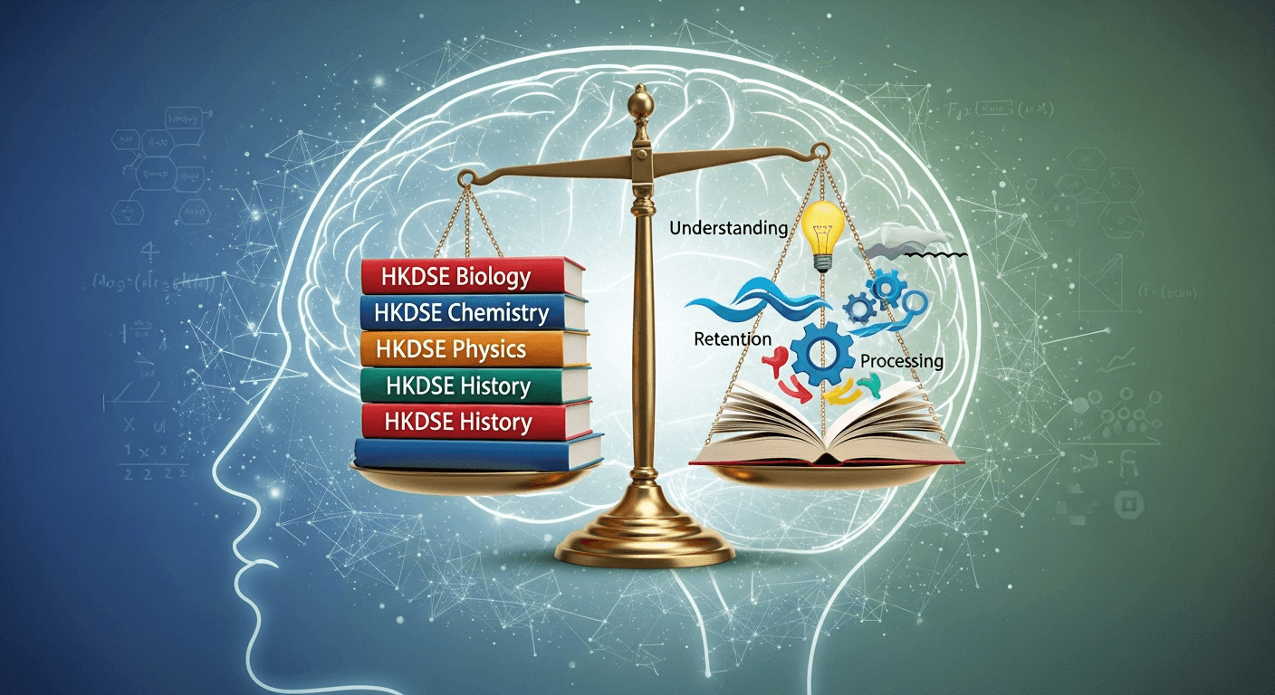 认知负荷方程式:平衡大脑带宽,全面提升 DSE 繁重课程的记忆效果